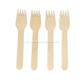 140mm disposable wooden fork